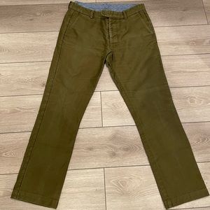 GUSTIN MENS CHINO - MILITARY TWILL - 35